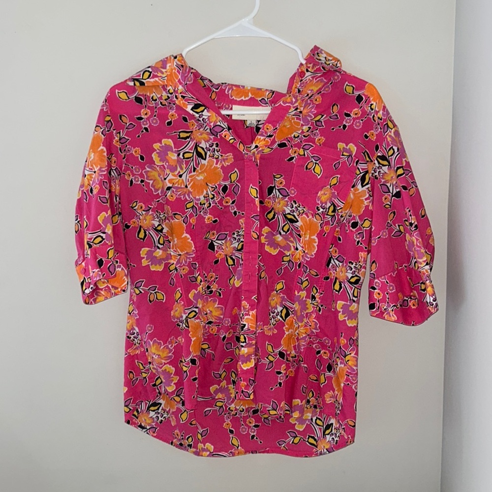 Pink Hawaiian Shirt - Youth Large